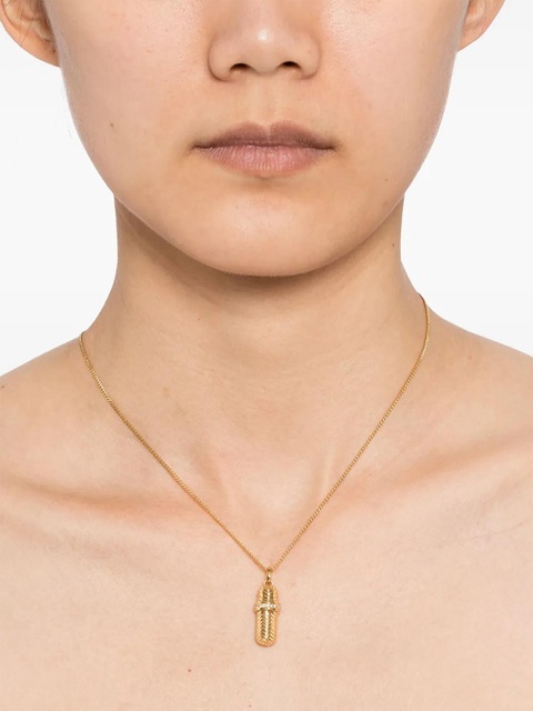 Missoma Message in a Bottle Ridge pendant necklace - Gold - zdjęcie produktu nr 2