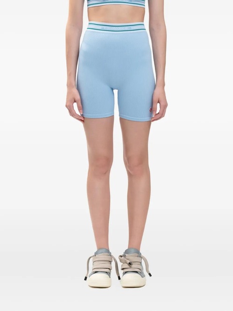 Casablanca ribbed seamless shorts - Blue - zdjęcie produktu nr 1
