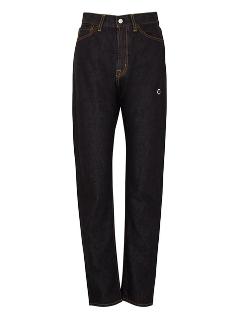 Moncler logo-patch jeans - Black - zdjęcie produktu nr 1