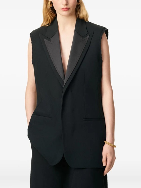 AMI Paris wool sleeveless gilet - Black - zdjęcie produktu nr 2