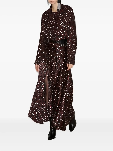 ISABEL MARANT Emany ruffled polka-dot top - Black - zdjęcie produktu nr 2