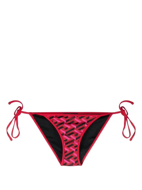 Versace graphic-print bikini bottoms - Red - zdjęcie produktu nr 1