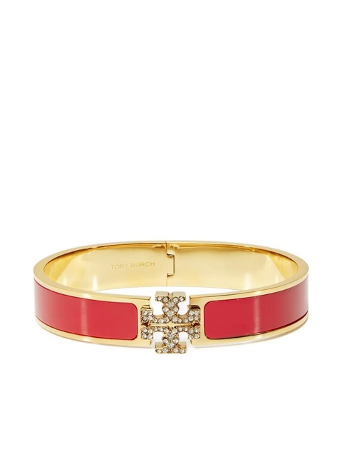 Tory Burch crystal-embellishment bracelet - Gold - zdjęcie produktu nr 1
