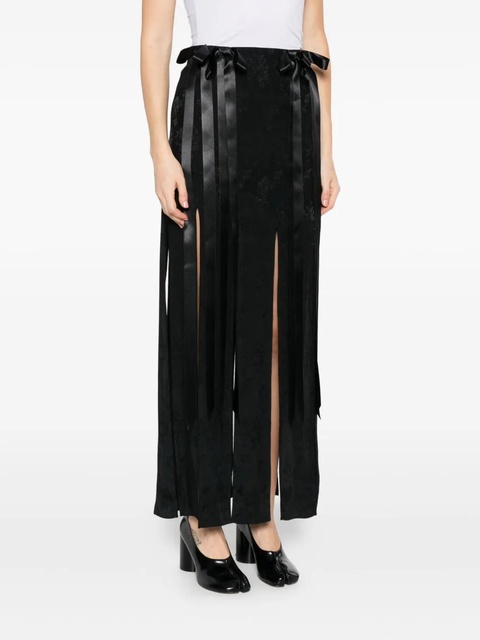 Simone Rocha bow-details midi skirt - Black - zdjęcie produktu nr 2