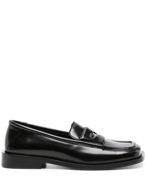 The Attico Amanda leather loafers - Black - zdjęcie produktu nr 1