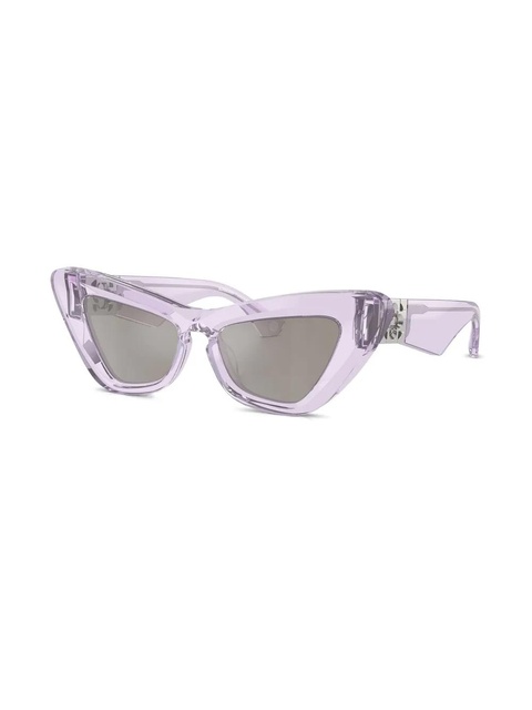Burberry Eyewear logo-plaque sunglasses - Purple - zdjęcie produktu nr 2