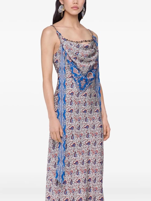 Rabanne paisley-print maxi dress - Neutrals - zdjęcie produktu nr 2