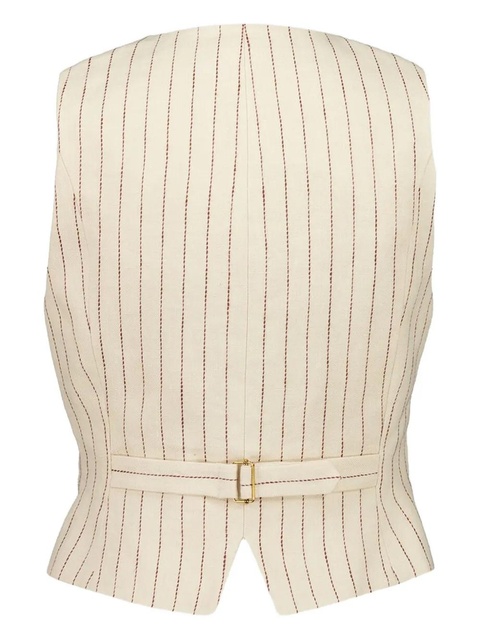 ZIMMERMANN pinstripe button vest - Neutrals - zdjęcie produktu nr 2