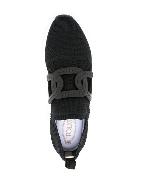 Tod's chain-link detail slip-on sneakers - Black - zdjęcie produktu nr 2