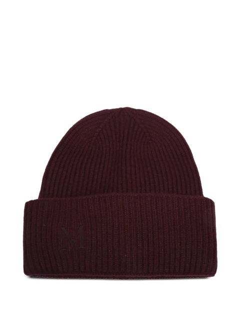 Max Mara ribbed turn-up beanie - Red - zdjęcie produktu nr 1