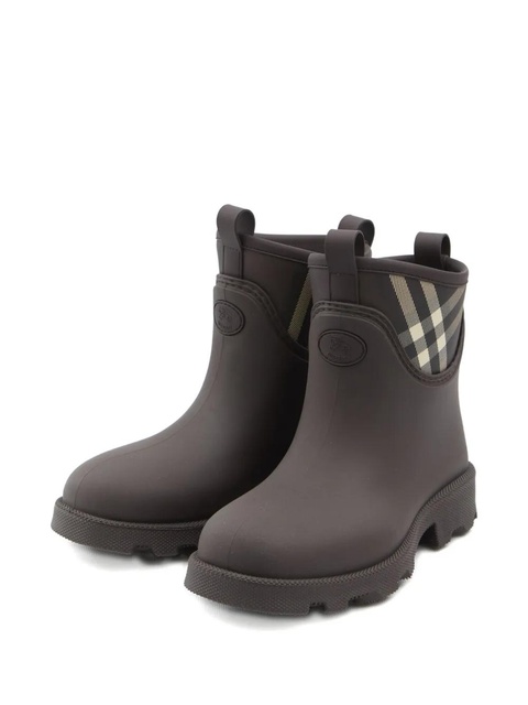 Burberry 35mm check-pattern pull-tabs ankle boots - Brown - zdjęcie produktu nr 2