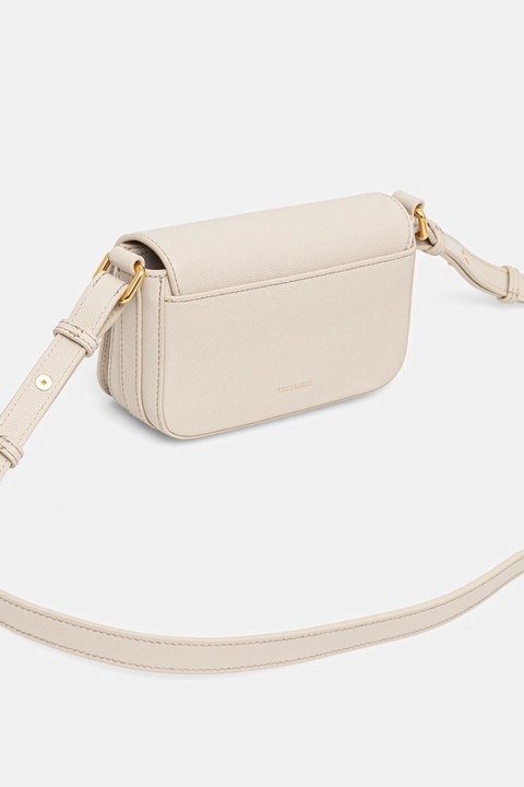 Trussardi torebka skórzana kolor beżowy Z601E106075N - zdjęcie produktu nr 2