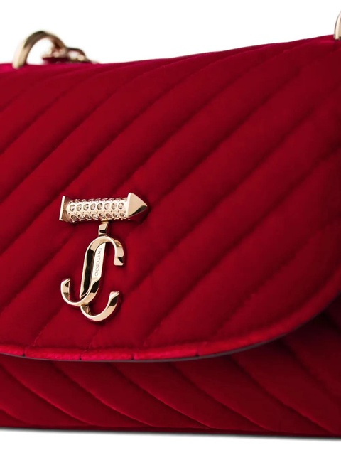 Jimmy Choo logo-patch cross body bag - Red - zdjęcie produktu nr 2