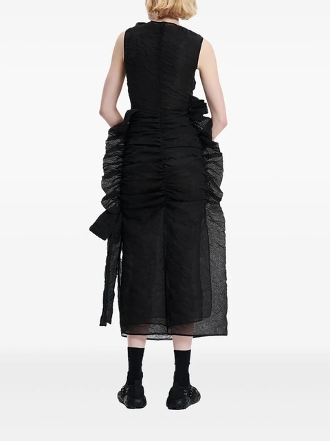 Cecilie Bahnsen ruffled sleeveless dress - Black - zdjęcie produktu nr 1