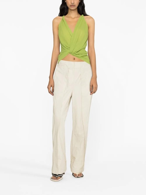 Christopher Esber Cocosolo straight-leg cotton trousers - Neutrals - zdjęcie produktu nr 2