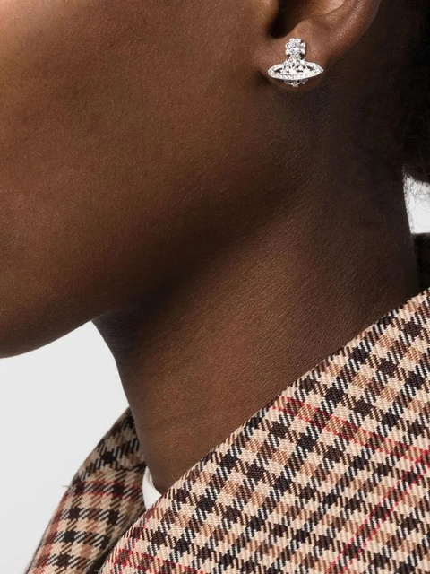 Vivienne Westwood Narcissa embellished-orb stud earrings - Silver - zdjęcie produktu nr 2