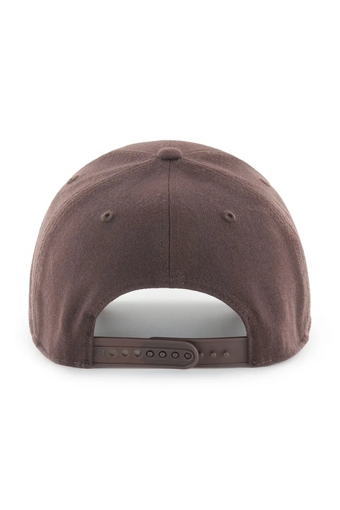 47 brand czapka z daszkiem z dodatkiem wełny MLB New York Yankees kolor brązowy B-MVPSP17WBP-BWF - zdjęcie produktu nr 2