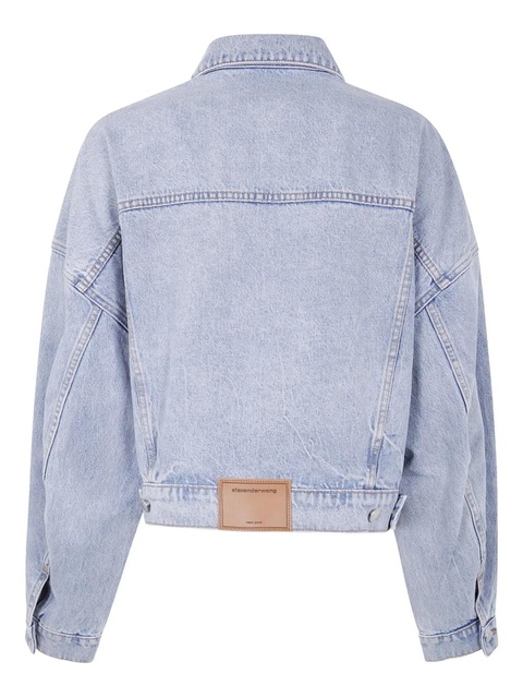 Alexander Wang light-wash denim jacket - Blue - zdjęcie produktu nr 1