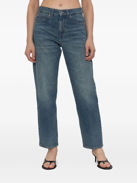 Victoria Beckham washed straight-leg jeans - Blue - zdjęcie produktu nr 2
