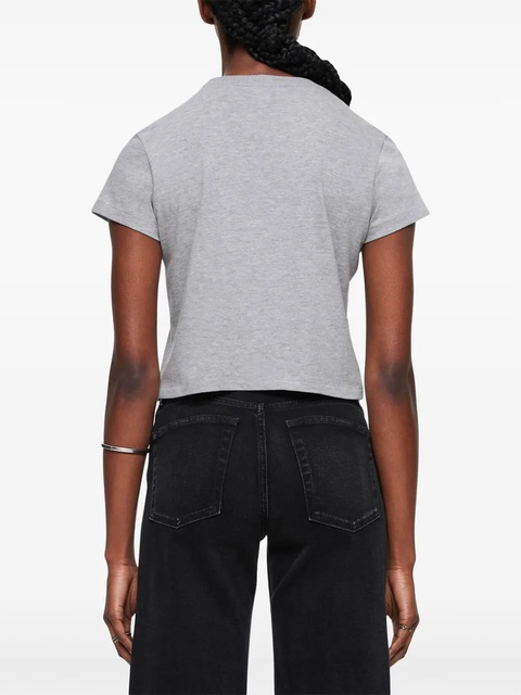RE/DONE 50s boxy cotton T-shirt - Grey - zdjęcie produktu nr 2