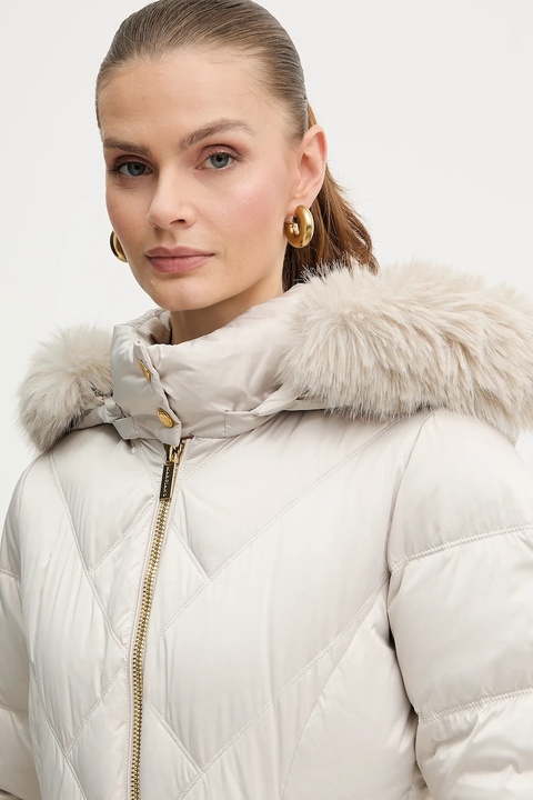 Marciano Guess kurtka puchowa ELLY kolor beżowy zimowa 5BGL39 7374A - zdjęcie produktu nr 2