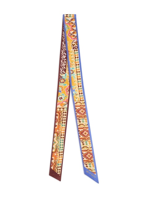 ETRO printed silk foulard - Neutrals - zdjęcie produktu nr 1