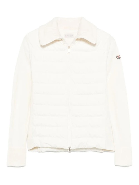 Moncler quilted knitted jacket - Neutrals - zdjęcie produktu nr 1