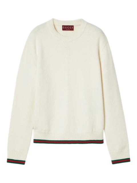 Gucci crew-neck sweater - White - zdjęcie produktu nr 1