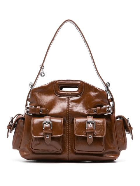 Maje eyelet-detail cross body bag - Brown - zdjęcie produktu nr 1