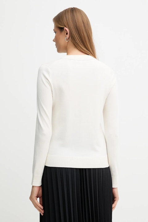 Tommy Hilfiger sweter damski kolor beżowy lekki WW0WW44984 - zdjęcie produktu nr 2
