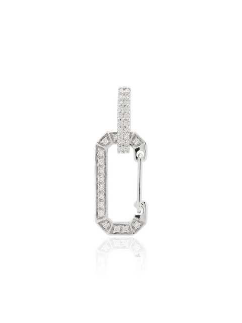 EÉRA 18kt white gold Chiara diamond earring - Silver - zdjęcie produktu nr 1