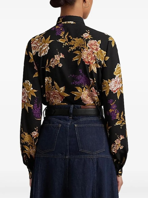 Lauren Ralph Lauren floral-print shirt - Black - zdjęcie produktu nr 2