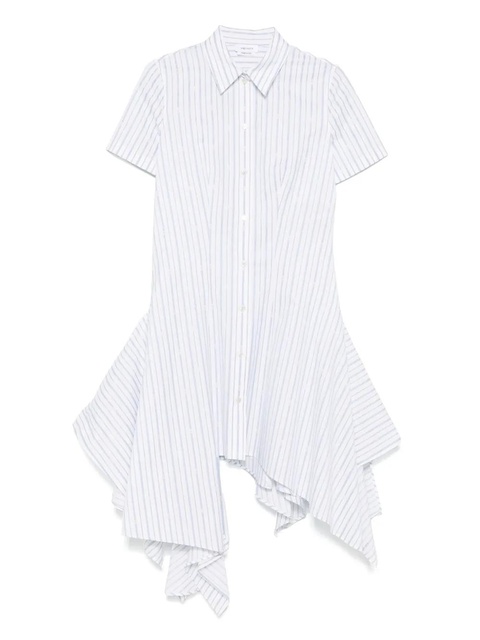 Alexander McQueen striped shirt dress - White - zdjęcie produktu nr 1