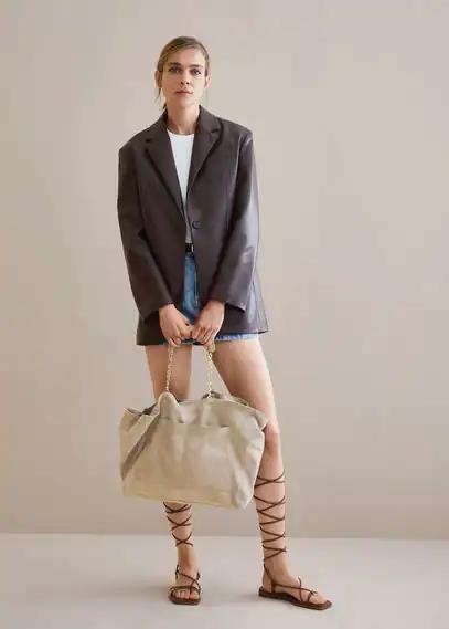 Skórzana torba shopper - zdjęcie produktu nr 1