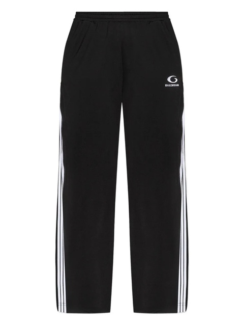 Balenciaga stripe-detail track pants - Black - zdjęcie produktu nr 1