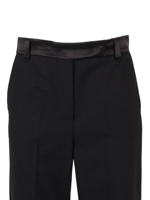 Weekend Max Mara satin waistband trousers - Black - zdjęcie produktu nr 2