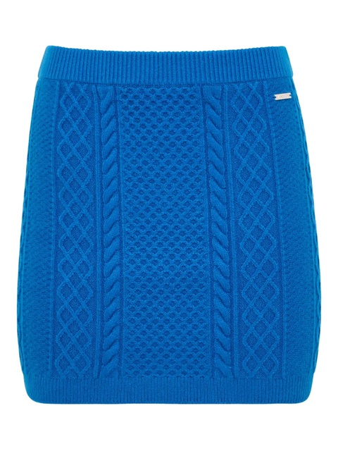 JW Anderson cable-knit mini skirt - Blue - zdjęcie produktu nr 2