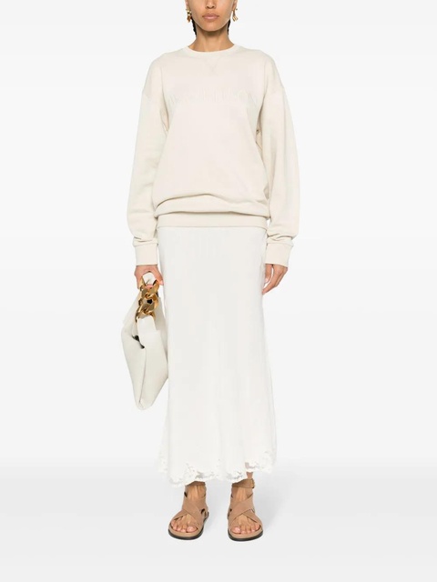 JW Anderson logo-embroidered sweatshirt - Neutrals - zdjęcie produktu nr 2