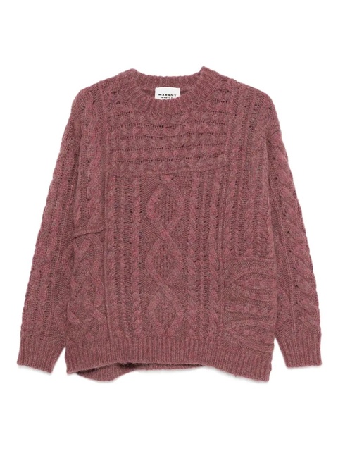 MARANT ÉTOILE cable-knit sweater - Red - zdjęcie produktu nr 1