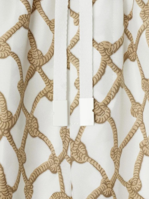 Burberry knot-print trousers - Neutrals - zdjęcie produktu nr 2