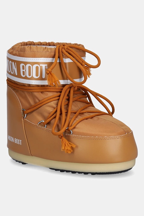 Moon Boot śniegowce MB ICON LOW NYLON kolor brązowy 80D1409340 M008 - zdjęcie produktu nr 1