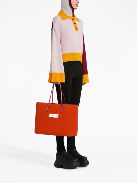 Marni colour-block cashmere jumper - Pink - zdjęcie produktu nr 2