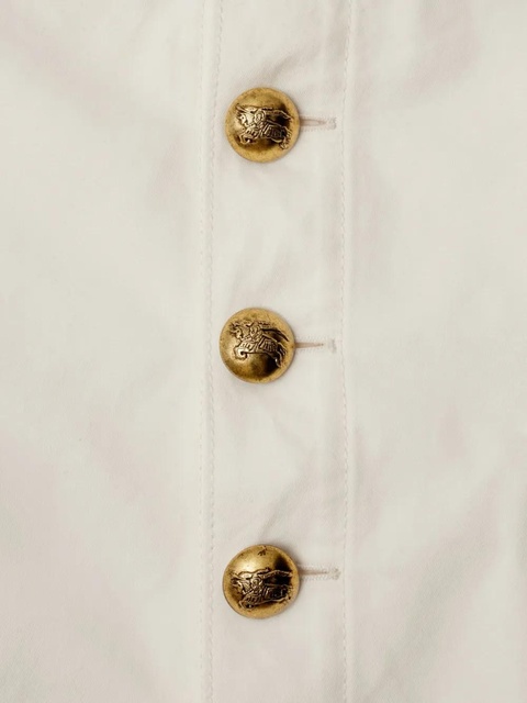 Burberry mini cotton skirt - White - zdjęcie produktu nr 2