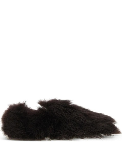 Tod's Gommino sheep fur loafers - Brown - zdjęcie produktu nr 1