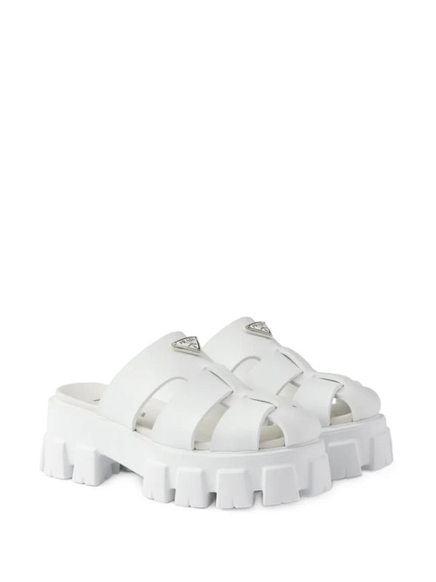 Prada Monolith mules - White - zdjęcie produktu nr 2