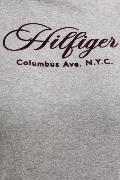 Tommy Hilfiger t-shirt bawełniany damski kolor szary WW0WW46120 - zdjęcie produktu nr 2