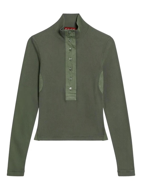 Gucci ribbed long-sleeve top - Green - zdjęcie produktu nr 1