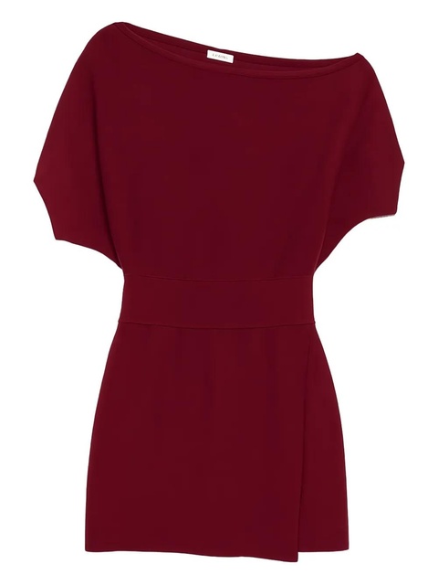 Simkhai Shania boat neck mini dress - Red - zdjęcie produktu nr 1