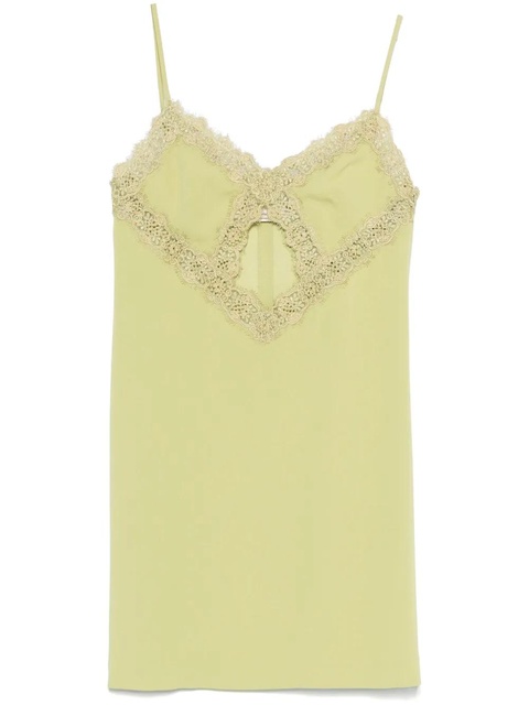 Blumarine corded-lace mini dress - Green - zdjęcie produktu nr 1