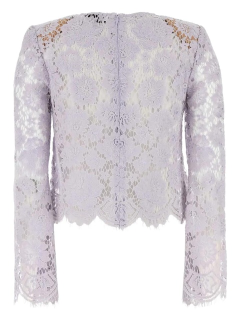 Self-Portrait lace blouse - Purple - zdjęcie produktu nr 2